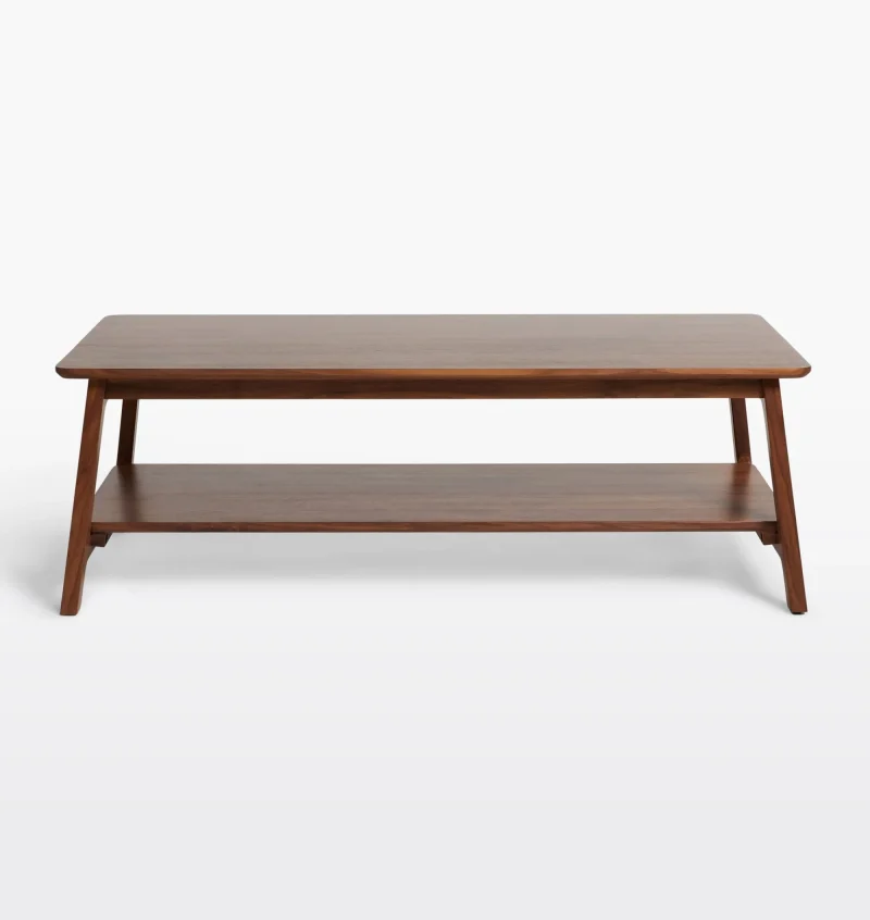 Scandinavian Inspired Coffee Table with lower shelf