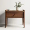 Minimalist Nightstand with single drawer and sleek design for modern bedrooms