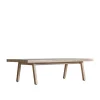 Modern Coffee Table with slatted surface and sleek design