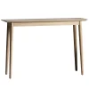 Scandinavian Console Table with tapered legs and slim design