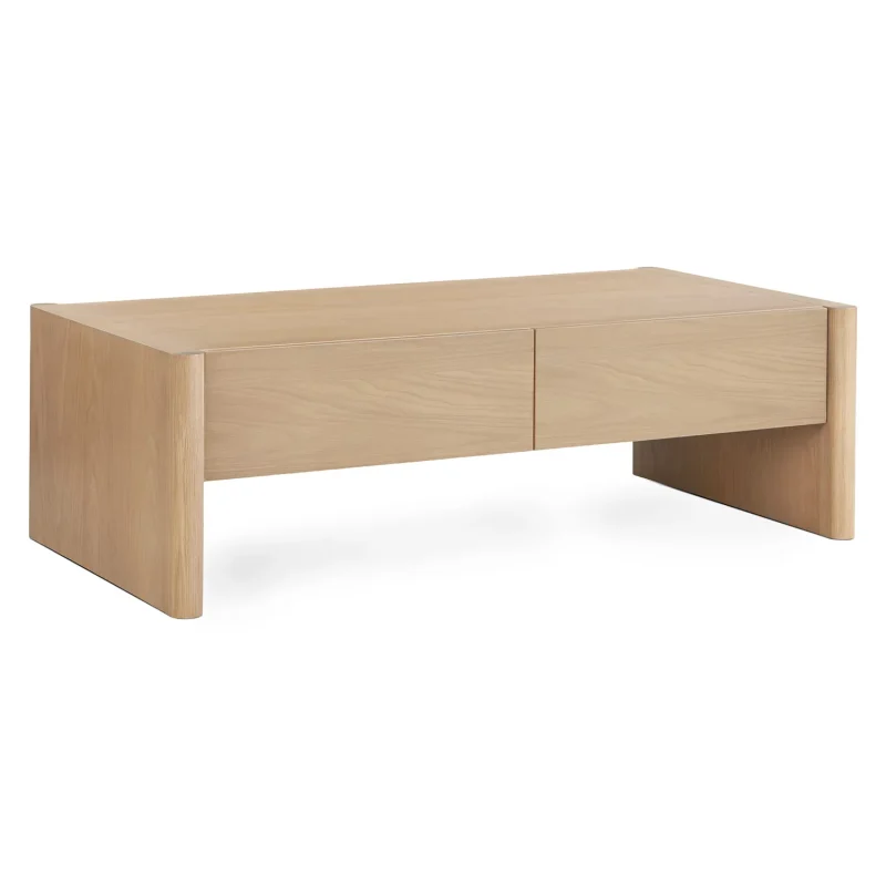 Sleek Coffee Table with hidden storage drawers