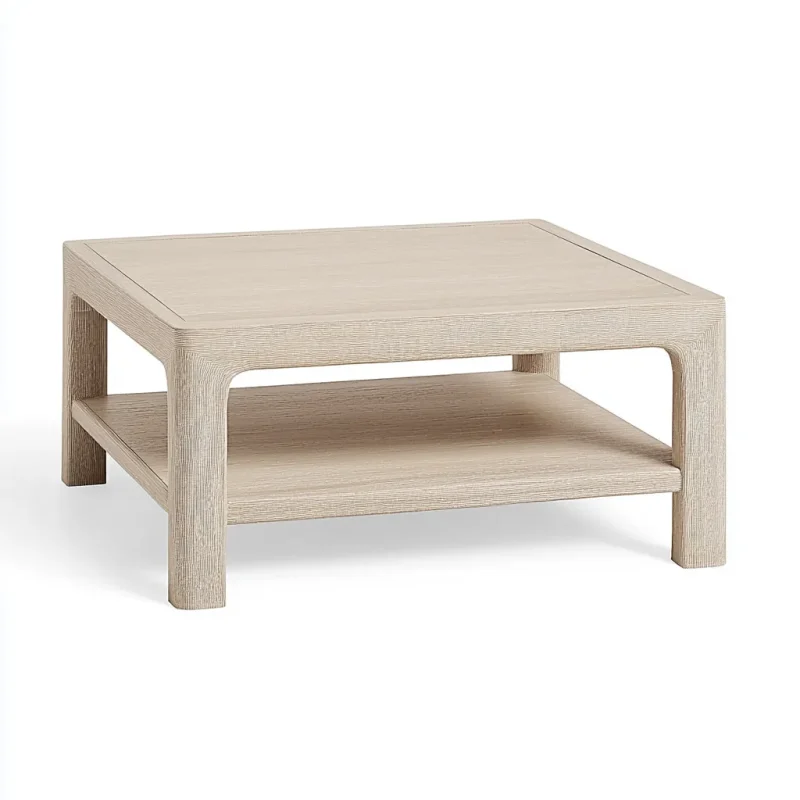 Versatile Coffee Table with spacious top and lower storage shelf for modern homes