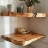 Premium floating wall shelf providing a stylish and space saving storage solution