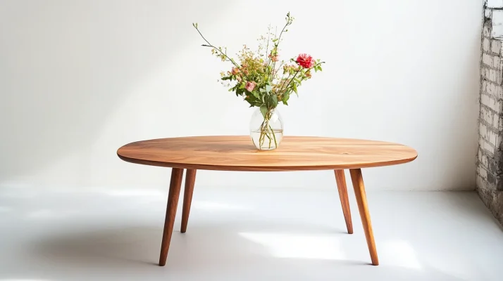 Elegant Modern Wood Coffee Table - Perfect Home Accent
