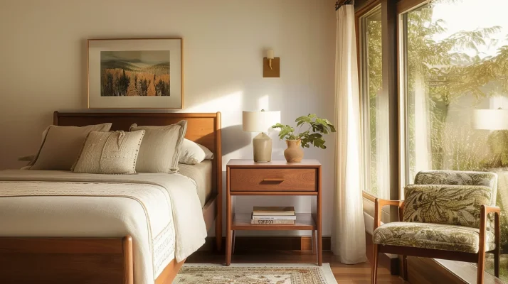 Oak Nightstand: Sophisticated Storage for Your Bedroom