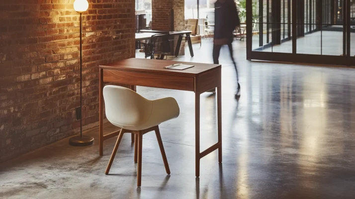 Sleek Mid-Century Secretary Desk - Vintage Inspired Design