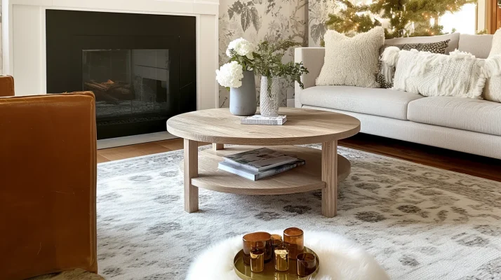 Stylish Two-Shelf Coffee Table for Your Living Room