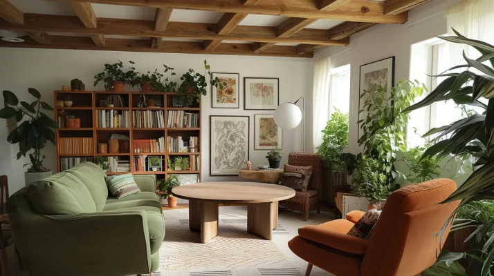 Modern Living Redefined: Wooden Curved Coffee Table for Elegant Interiors